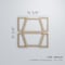Ekena Millwork Medium Greeley Decorative Fretwork Wood Wall Panels, Wood (Paint Grade), 15 3/8"W x 15 3/8"H x 3/8"T WALW16X16X0375GLYMF - alternate 2